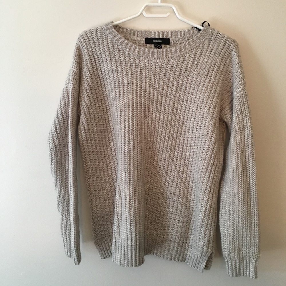 Grey Knit Sweater